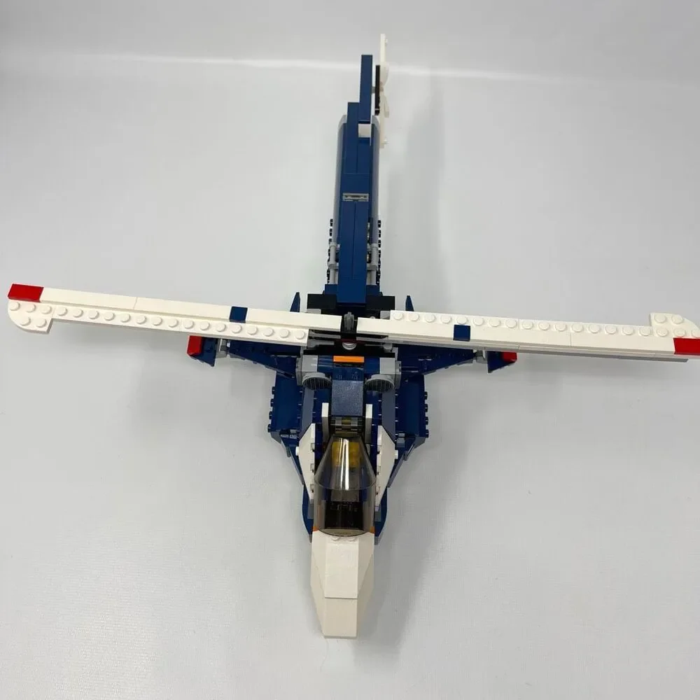 LEGO Creator Set Blue Power Jet Built As Helicopter 31039 3-in-1 Incomplete